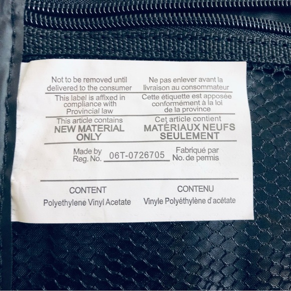 American Tourister Travel Compact Toiletry Bag Canvas Black - Picture 6 of 8